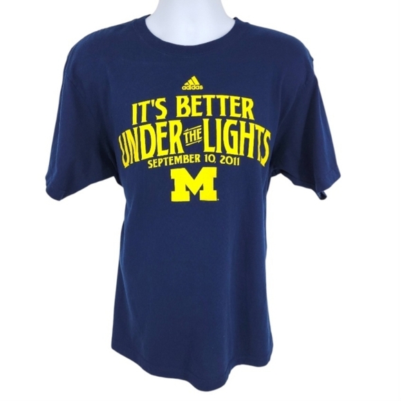 Adidas Men's Michigan Wolverine Football Better Under the Lights Size XL - Picture 2 of 8